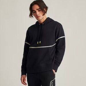 Bonobos Fielder Black Hoodie with Reflective Accents Men’s Small